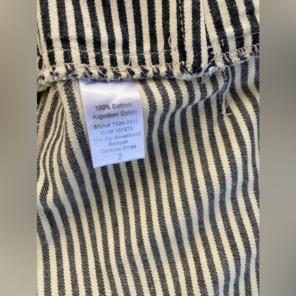 Current Elliot Carnival Stripe 50’s Bathing Romper Size 2 - Picture 4 of 15